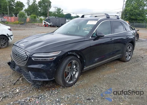 2024 Genesis Electrified Gv70 Advanced Awd из США, поврежденный, VIN 5NMMCET11RH002752